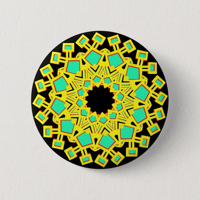 Kaleidoscopic 110714(6) 6 cm round badge (Front)