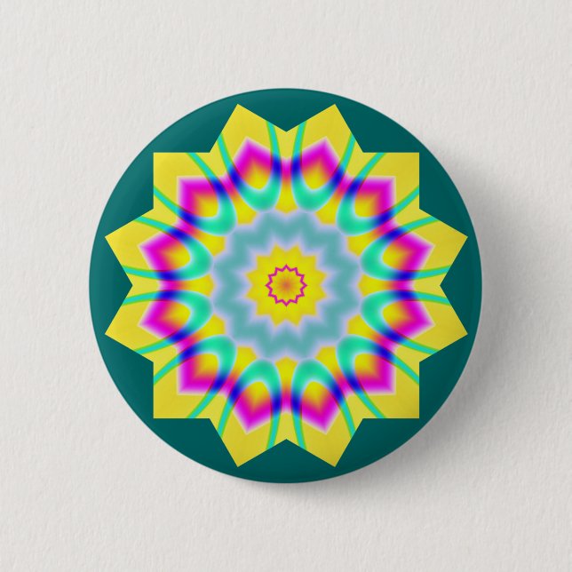 Kaleidoscopic 260614(1) 6 cm round badge (Front)