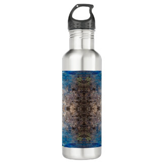 Kaleidoscopic abstract colorful bohemien mandala 710 ml water bottle