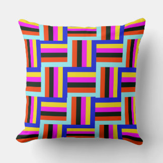 Kaleidoscopic Grid Cushion