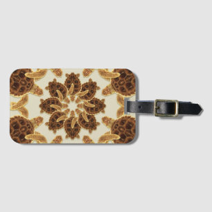Kaleidoscopic Loggerhead Sea Turtles Luggage Tag