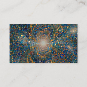Kaleidoscopic mosaic business card