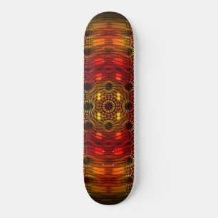 Kaleidoscopic Rave Skateboard