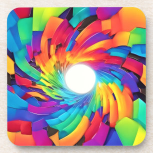 Kaleidoscopic Vortex: A Colourful Journey Coaster