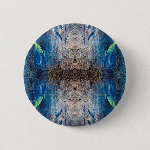 Kaleidoskop verspielt leicht abstrakt bunt Mandala 6 Cm Round Badge