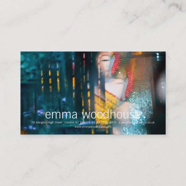 Kaleidoskopic Buddha Personal Business Card (Front)