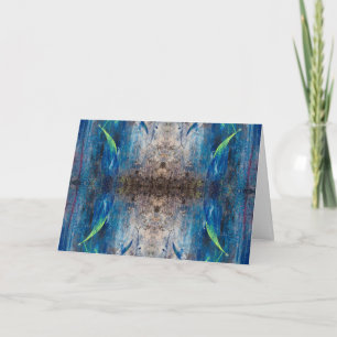 Kaleidoskopisch abstrakt bunt verspielt mandala card
