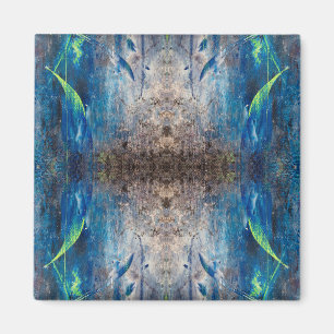Kaleidoskopisch abstrakt bunt verspielt mandala magnet