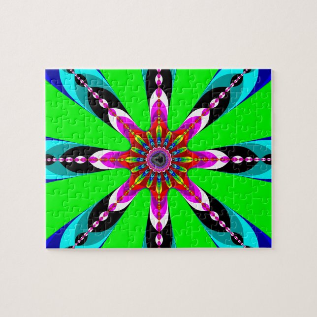 Kaleidozone - Fractal Jigsaw Puzzle (Horizontal)