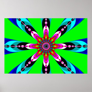 Kaleidozone - Fractal Poster