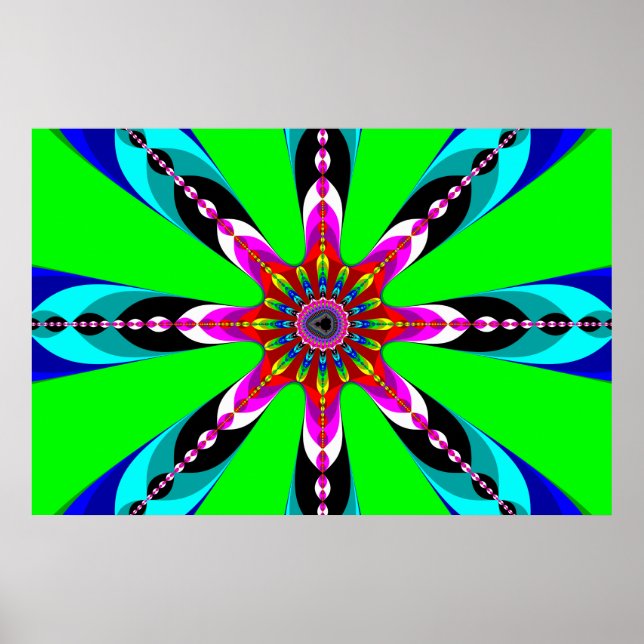 Kaleidozone - Fractal Poster (Front)