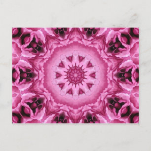 Kaleidscope Rose Postcard