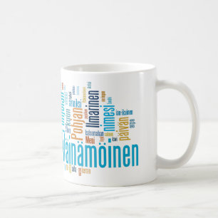 Kaleva Wordcloud Mug