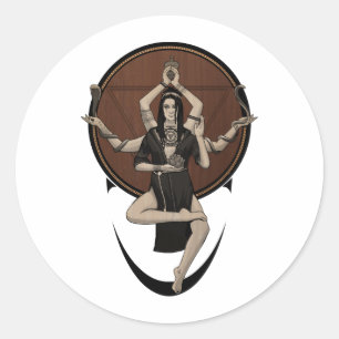Kali Classic Round Sticker