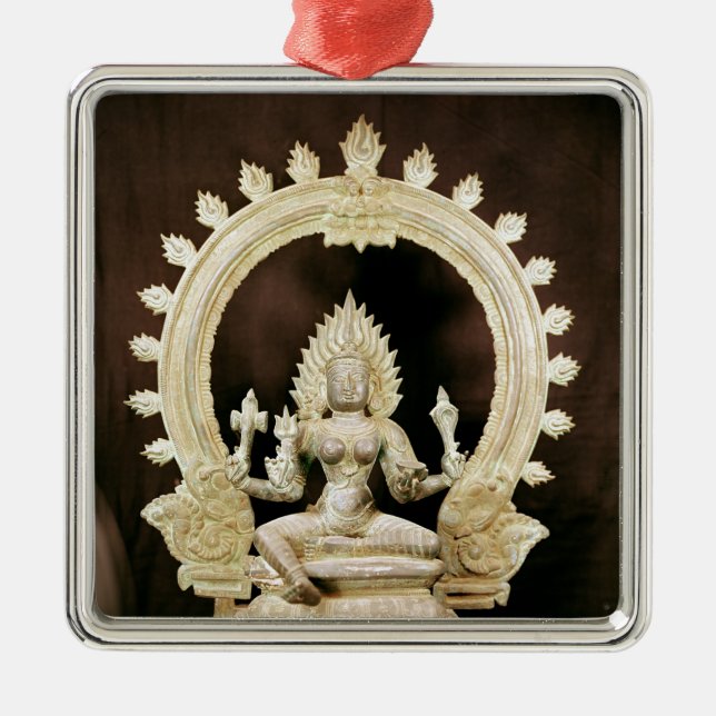 Kali, from Vijayanagar Metal Tree Decoration (Front)