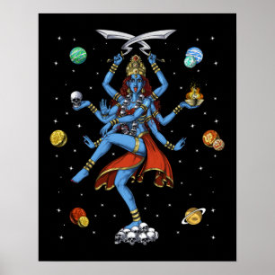 Kali Hindu Goddess Poster