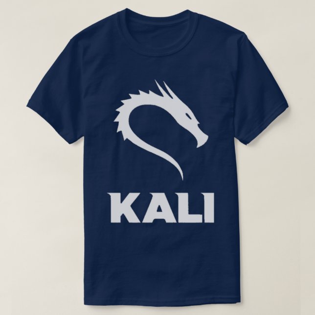 Kali Linux Cyber Security Hacking Fun T T-Shirt (Design Front)
