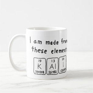 Kali periodic table name mug