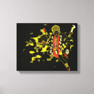 Kali The Dark Goddess Canvas Print