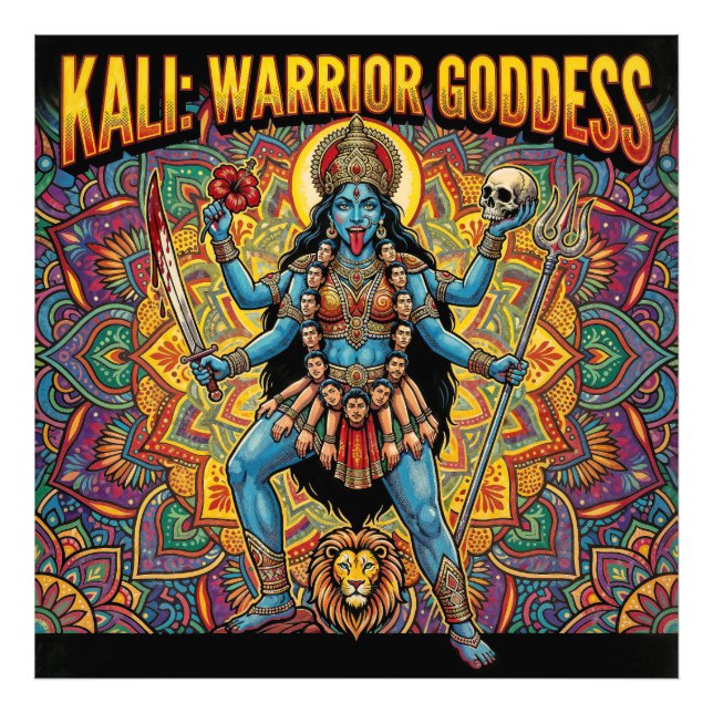 Kali Warrior Goddess Photo Print (Front)