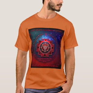 Kali Yantra with the Great FifteenSyllable Mantra T-Shirt
