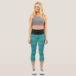 Kalider magic pattern capri leggings