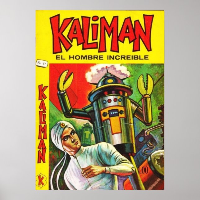 KALIMAN VS ROBOT POSTER (Front)