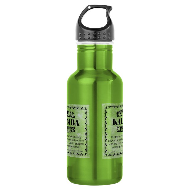Kalimba License 532 Ml Water Bottle (Front)
