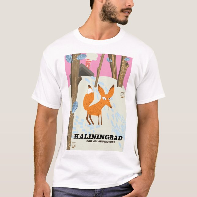 Kaliningrad "for an adventure" travel poster T-Shirt (Front)