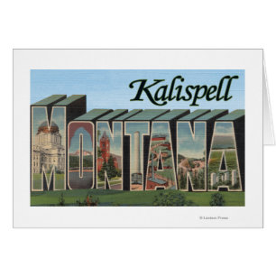Kalispell, Montana - Large Letter Scenes
