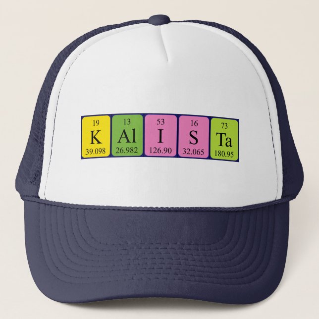 Kalista periodic table name hat (Front)