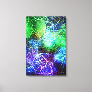 Kaliverse Electric Energy Fractal Art #2 Canvas Print
