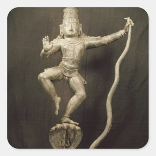 Kaliya Krishna Square Sticker