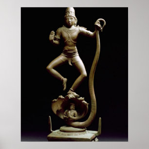 Kaliyakrishna, Chola, Tamil Nadu (bronze) Poster