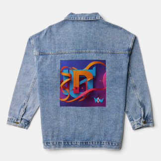 Kalki 2896: Epic Movie Title Design T-Shirt Collec Denim Jacket