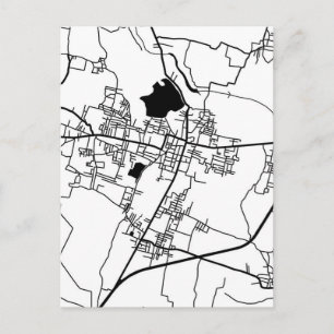 Kallakurichi Tamil Nadu City Map Postcard