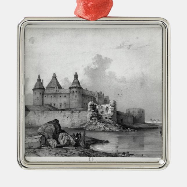 Kalmar Castle Metal Tree Decoration (Front)
