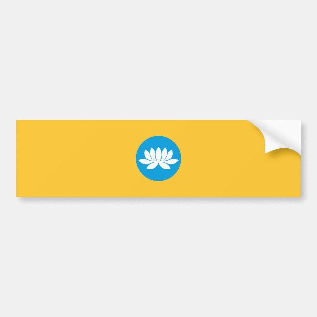 Kalmykia Flag Bumper Sticker (Front)
