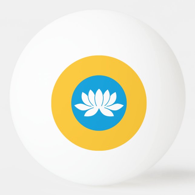 Kalmykia Flag Ping Pong Ball (Front)