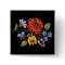 Kalocsa Embroidery - Hungarian Folk Art black bg.
