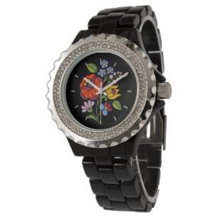 Kalocsa Embroidery - Hungarian Folk Art Watch