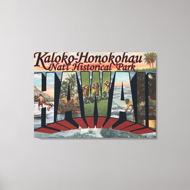 Kaloko-Honokohau Nat'l Park, Hawaii Canvas Print (Front)