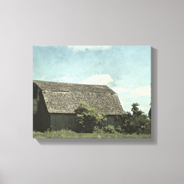 Kalona Barn Canvas Print (Front)