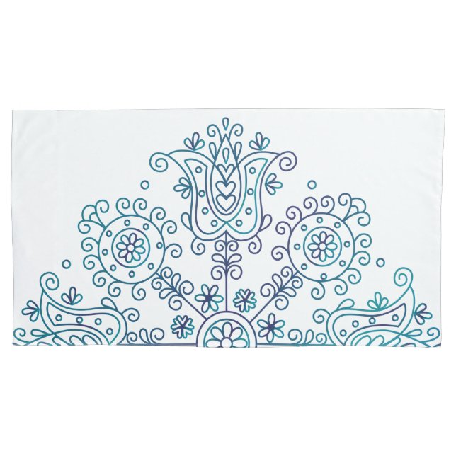 Kalotaszegi Mandala Pillowcase (Front)