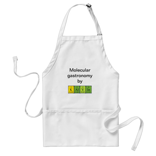 Kalvin periodic table name apron (Front)