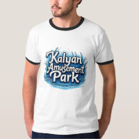 "Kalyan Amusement Park" Logo – Vibrant Wave Ringer