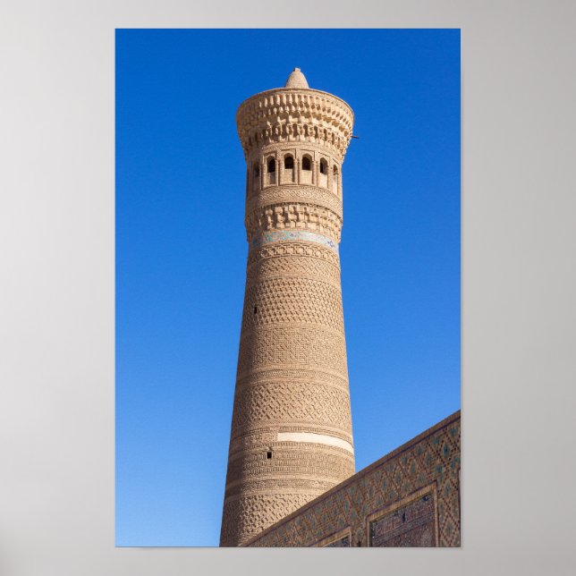 Kalyan minaret - Bukhara, Uzbekistan Poster (Front)