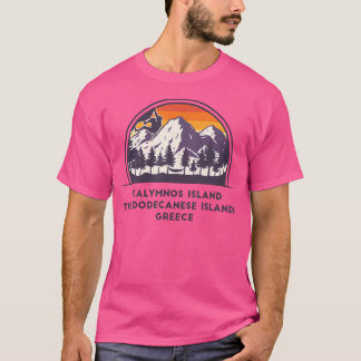 Kalymnos Island Dodecanese Islands Greece Rock Cli T-Shirt