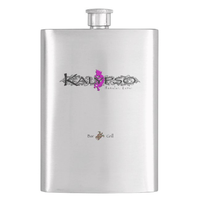Kalypso Kane Island Floral Hip Flask (Front)