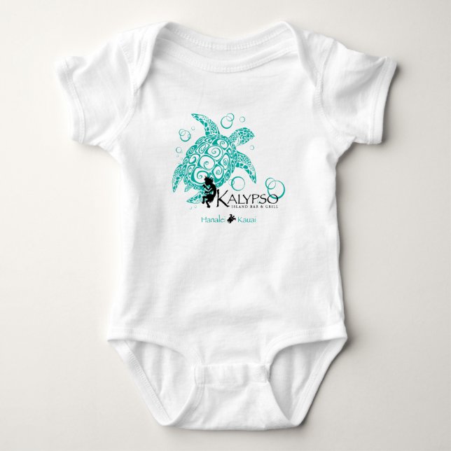 Kalypso Sea Turtle Baby Bodysuit (Front)